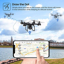Load image into Gallery viewer, Drone with 1080P HD Camera, Potensic T18 GPS FPV RC Quadcopter with Adjustable Wide-Angle WiFi Camera, Auto Return Home, Altitude Hold, Follow Me, 2 Batteries and Aluminum Carrying Case