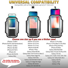 Load image into Gallery viewer, TRIBE Running Phone Holder Armband. iPhone & Galaxy Cell Phone Sports Arm Bands for Women, Men, Runners, Jogging, Walking, Exercise & Gym Workout. Fits All Smartphones. Adjustable Strap, CC/Key Pocket