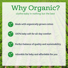 Load image into Gallery viewer, GERBER Baby 8 Pack Short-Sleeve Onesies Bodysuits, White Organic, 3-6 Months