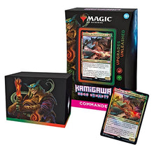 Load image into Gallery viewer, Bundle of 4 Magic: The Gathering Kamigawa: Neon Dynasty Commander Decks | 2 Buckle Up + 2 Upgrades Unleashed