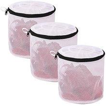 Load image into Gallery viewer, YLWEFT Bra Laundry Bag for Washing Machine, Bra Bags for Laundry, Bra Washer, Sock Bag for Washing Machine, Underwear Washing Bag, Bra Washer Protector, Mesh Laundry Bag(Bra Bag, 3 Set)
