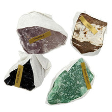 Load image into Gallery viewer, Natural Gemstone Mix 1.5-2 lbs Full Box Approx. 10-15 Pieces - Mixed Gemstone Clusters - Rough Stones Crystals