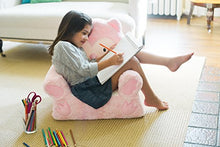 Load image into Gallery viewer, Animal Adventure | Sweet Seats | Grey Elephant Children's Plush Chair, Gray