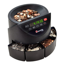 Load image into Gallery viewer, Cassida C100 Electronic Coin Sorter/Counter, Countable coins 1¢, 5¢, 10¢, 25¢, 250 coins/min, 110 VAC