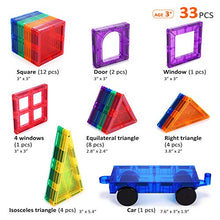 Load image into Gallery viewer, Magnetic Tiles for Kids 3D Magnet Building Tiles Set STEM Learning Toys Magnetic Toys Gift for 3+ Year Old Boys and Girls