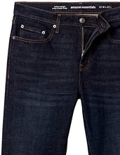 Load image into Gallery viewer, Amazon Essentials Men's Straight-Fit Stretch Bootcut Jean, Rinsed Vintage, 33W x 32L