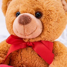 Load image into Gallery viewer, Lazada Teddy Bear with Heart Stuffed Animal(I Love You) Gifts 8 Inches