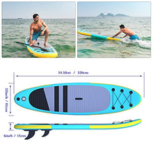Load image into Gallery viewer, ALIFUN Inflatable Stand Up Paddle Board SUP Paddleboarding Weight Capacity 330 LBS 6 Inches Thick Wide Stance with All Around Accessories for Adult of All Skill Levels