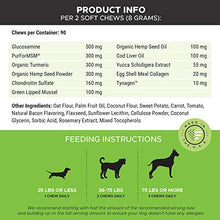 Load image into Gallery viewer, PetHonesty Hemp Hip & Joint Supplement for Dogs w/Hemp Oil & Hemp Powder - Glucosamine Chondroitin for Dogs w/Turmeric, MSM, Green Lipped Mussel, Dog Treats Improve Mobility,Reduces Discomfort - Bacon