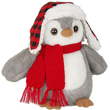 Load image into Gallery viewer, Bearington Cappy Plush Penguin Stuffed Animal with Hat and Scarf, 9.5 Inches