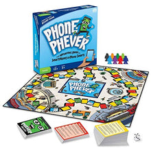Load image into Gallery viewer, Phone Phever Board Game - Best New Fun Fast-Paced Family-Friendly Party Board Game - It's a Phonetastic Race to Answer Fascinating Trivia Questions & Complete Hilarious Challenges!