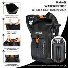Load image into Gallery viewer, Hurley PhantomTour 10' 6" Stand Up Paddle Board with Hikeable Backpack, Air Pump, Adjustable Floating Paddle, Coiled Leash, Fin & Repair Kit (Paradise)