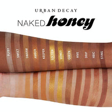 Load image into Gallery viewer, Urban Decay Naked Honey Eyeshadow Palette, 12 Golden Neutral Shades - Ultra-Blendable, Rich Colors with Velvety Texture - Set Includes Mirror & Double-Ended Makeup Brush