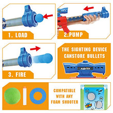 Load image into Gallery viewer, Springflower Shooting Game Toy for 5 6 7 8 9 10+ Years Olds Boys,2pk Foam Ball Popper Air Toy Guns with Standing Shooting Target,24 Foam Balls, Ideal Gift, Compatible with Nerf Toys