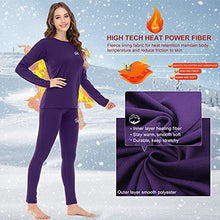 Load image into Gallery viewer, MEETWEE Thermal Underwear for Women, Winter Warm Base Layer Top & Bottom Set Long Johns with Fleece Lined Cold Weather Skiing