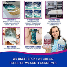 Load image into Gallery viewer, Clear Table Top Epoxy Resin That Self Levels, This is a 1 Gallon High Gloss (0.5 Gallon Resin + 0.5 Gallon Hardener) Kit That’s UV Resistant – It’s DIYER & Pro Preferred with Minimal Bubbles