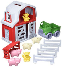 Load image into Gallery viewer, Green Toys Farm Playset, CB - 13 Piece Pretend Play, Motor Skills, Language & Communication Kids Role Play Toy. No BPA, phthalates, PVC. Dishwasher Safe, Recycled Plastic, Made in USA.