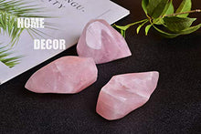 Load image into Gallery viewer, AMOYSTONE Rose Quartz Crystal Stones Energy Flame Tower Chakra Healing Stone Home Decoration 0.6-1.0LB