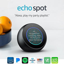 Load image into Gallery viewer, Echo Spot - Smart Alarm Clock with Alexa - Black