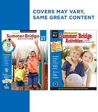 Load image into Gallery viewer, Summer Bridge Activities Workbook—Bridging Grades K to 1 in Just 15 Minutes a Day, Ages 5-6, Reading, Writing, Math, Science, Social Studies, Summer Learning Activity Book With Flash Cards (160 pgs)