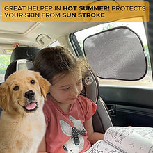 Load image into Gallery viewer, EcoNour Car Windshield Sun Shade + Car Side Window Shade 20"x12" (4 Pack) | Complete Sun Protection | Covers Privacy Blackout | Car Interior Accessories for Sun Heat