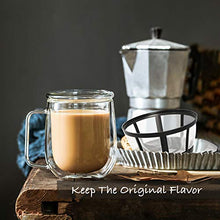 Load image into Gallery viewer, FIFOKICHO Reusable 8-12 Cup Basket Coffee Filter for Most Mr. Coffee and Black & Decker Regal and Procter Silex Coffee Makers BPA Free Dishwasher Safe ECO-Friendly 4 Packs