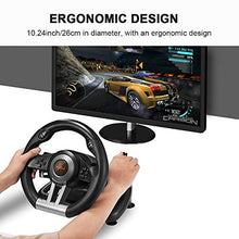 Load image into Gallery viewer, PC Racing Wheel, PXN V3II 180 Degree Universal Usb Car Sim Race Steering Wheel with Pedals for PS3, PS4, Xbox One,Xbox Series X/S,Nintendo Switch