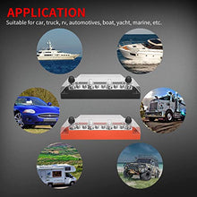 Load image into Gallery viewer, DaierTek Power Distribution Block 4 x M6 Terminal Studs, 6 x M4 Terminal Screws Battery Bus Bar for Car Marine Boat (Pair - Positive & Negative)