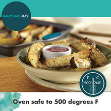 Load image into Gallery viewer, Rachael Ray Bakeware Nonstick Cookie Pan Set, 3-Piece, Gray with Agave Blue Grips