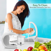 Load image into Gallery viewer, Digital Baby Food Maker Machine - 2-in-1 Steamer Cooker and Puree Blender Food Processor with Steam Timer - Steam Blend Organic Homemade Food for Newborn Babies, Infants, Toddlers - NutriChef PKBFB18