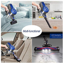 Load image into Gallery viewer, NEQUARE Cordless Vacuum Cleaner 18KPa Super Suction Pet Hair Eraser 4 in 1 Cordless Stick Vacuum Convenient& Easy Empty Dirt Bin 35Min Long-Lasting Lightweight& Versatile with Multiple Brush for Home