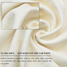 Load image into Gallery viewer, Car Chamois Drying Towel Natural Chamois Cloth for Car Leather Super Absorbent Leather Cleaning Cloth 23.6inchx35.4inch