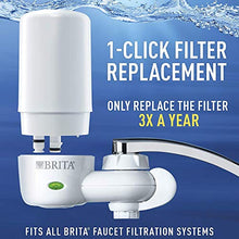 Load image into Gallery viewer, Brita COMINHKR063772 Tap Faucet Water, Includes:1 System+2 Filters, White