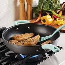 Load image into Gallery viewer, Rachael Ray Create Delicious Deep Hard Anodized Nonstick Frying Pan / Fry Pan / Hard Anodized Skillet - 12.5 Inch, Gray