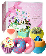 Load image into Gallery viewer, Bath Bombs, 7 Natural Bath Bomb Gift Set, Handmade Bubble Bathbombs for Women Kids, Shea Butter Moisturize, Gifts for Mom Her Girlfriend, Mothers Day Gifts, for Birthday Valentines Christmas