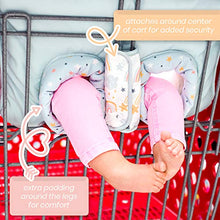 Load image into Gallery viewer, Bristin Baby Shopping Cart Cover. Cushy Baby Hammock for Shopping Cart and High Chair Cover. Shopping Cart Covers for Baby Boy or Baby Girl. Rainbow Infant Seat Grocery Cart Cover. Baby Gifts Unisex