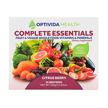 Load image into Gallery viewer, Optivida Health — Fruit & Vegetable Complete Essentials — Dietary Supplement with Whole Foods, Vitamins & Minerals — Organic, Non-GMO Probiotics and Immune System Booster — 30 Day Supply