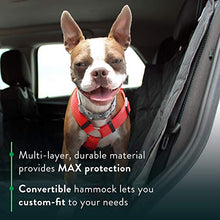 Load image into Gallery viewer, Plush Paws Products Hammock Car Seat Cover with Pet Harnesses, Regular (Black)