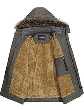 Load image into Gallery viewer, Tanming Men's Thicken Warm Winter Coat Mountain Ski Snowboard Jacket Hooded Parkas (X-Small, Army Green)