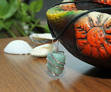 Load image into Gallery viewer, Aquamarine Gemstone Pendant Necklace - Natural Crystal Healing | Stone of Courage | Throat Chakra & Communication Aid | Calming & Soothing Energy to Relax and Reduce Stress | Jewelry for Men & Women