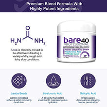Load image into Gallery viewer, BARE 40 PRO, 40% Urea Gel w/ 2% Salicylic Acid, Hyaluronic Acid, Tea Tree Oil, Aloe Vera Extract, Jojoba Beads, 4oz Callus & Corn Remover, Softens Cracked Heels, Superior Hydration to Urea Creams.