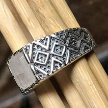 Load image into Gallery viewer, Natural Rainbow Moonstone 925 Solid Sterling Silver Men's Ring Size 8, 9, 10, 11, 12, 13