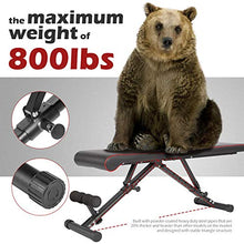 Load image into Gallery viewer, ADVENOR Weight Bench Adjustable Strength Training Incline Decline Full Body Workout Foldable Exercise Bench For Home Gym