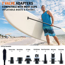 Load image into Gallery viewer, Valwix 20PSI High Pressure SUP Air Pump The Whale - Dual Stage Inflation/Deflation Electric Pump, Auto Cooling for Inflatable Stand Up Paddle Boards