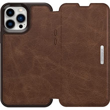 Load image into Gallery viewer, OTTERBOX STRADA FOLIO SERIES Case for iPhone 13 Pro Max & iPhone 12 Pro Max - Retail Packaging - ESPRESSO