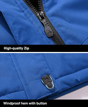 Load image into Gallery viewer, Winter Jacket for Men Fleece Jacket Snow Jacket Ski Jacket Rain Jacket Rain Coats Puffer Jacket Winter Coats for Men Snowboarding Jacket Softshell Jacket Skiing Jacket Waterproof Jackets for Men