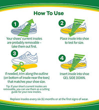 Load image into Gallery viewer, Dr. Scholl’s Sport Insoles // Superior Shock Absorption and Arch Support to Reduce Muscle Fatigue and Stress on Lower Body Joints (for Men's 8-14, also available for Women's 6-10)