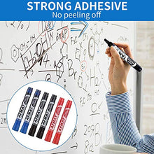 Load image into Gallery viewer, Dry Erase Paper, Whiteboard Paper, 8x4ft Extra Large White Board Stickers for Wall, Dry Erase Paper Roll with Adhesive Backing, Perfect Replacement for White Board, No Ghost After 60 Days, 6 Markers