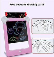 Load image into Gallery viewer, Wang5995 LED Luminous Drawing Board Child Electronic Fluorescent Writing Painting Pads,Fluorescent Writing Pad Plue Kid Toys (Color : Blue)