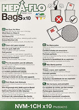 Load image into Gallery viewer, Numatic NVM-1CH HepaFlo' Disposable Filter Bags Pack - for the "Henry" HVR200A, the "Hetty" HET200A, the "James" JVP180, and the "Henry Micro" HVR200M Vacuum Cleaners - (10-Bags Per Pack)